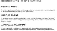 Parlak Yaldız Efekti Veren Sedefli Boya