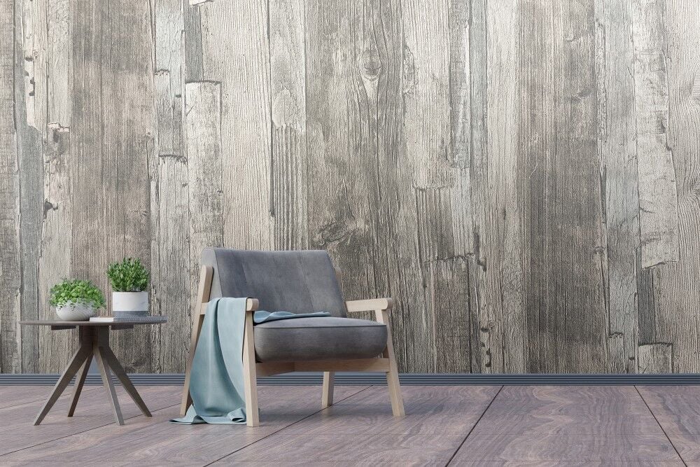 Doğal Ahşap Renkli Parlak Sıva