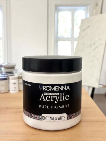 Titanium White (Beyaz) Akrilik Boya