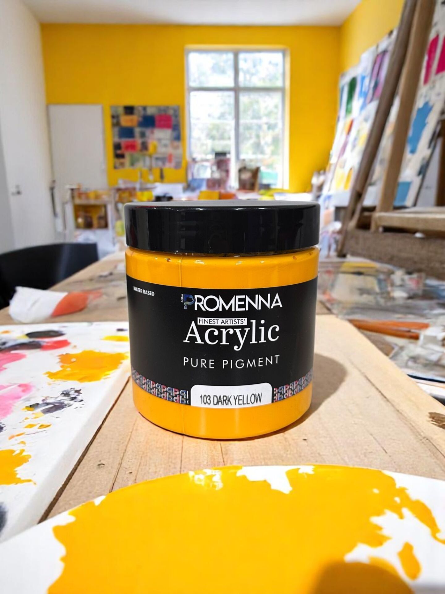 Dark Yellow (Koyu Sarı) Akrilik Boya