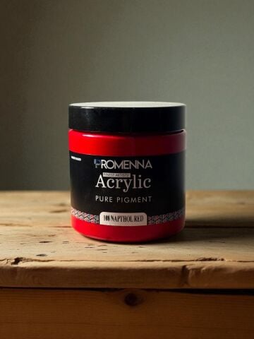 Naphthol Red (Kırmızı) Akrilik Boya